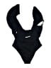 Ancora Solid Black One Piece Swimsuit Size XL - photo 1