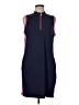 emerald Color Block Blue Casual Dress Size M - photo 1