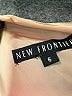 New Frontier Graphic Tan Cocktail Dress Size 6 - photo 8