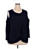 MICHAEL Michael Kors Blue 3/4 Sleeve Top Size 2X - photo 1