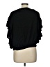 Express 100% Polyester Black Short Sleeve Top Size L - photo 2