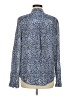 Juicy Couture 100% Polyester Print Blue Long Sleeve Blouse Size M - photo 2