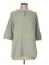 Brunello Cucinelli 100% Cotton Green Pullover Sweater Size L - photo 1