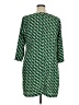 Old Navy 100% Polyester Print Green Casual Dress Size XL - photo 2