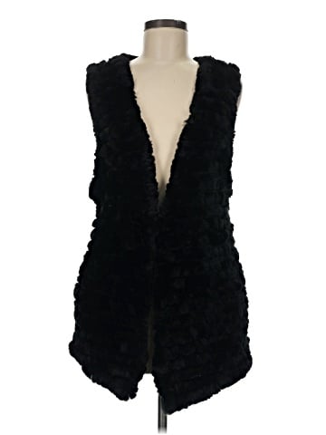 Adrienne Landau Faux Fur Vest (view 1)
