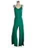 Assorted Brands 100% Cotton Solid Green Jumpsuit Size 0 - photo 1