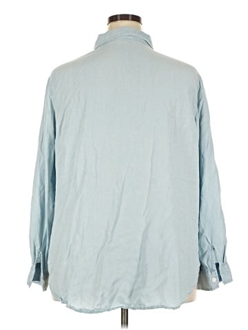 Alexander Jordan 3/4 Sleeve Button-Down Shirt (view 2)