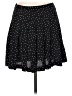 Gap 100% Rayon Polka Dots Black Casual Skirt Size 8 - photo 1