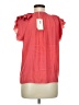 Ramy Brook 100% Polyester Pink Short Sleeve Blouse Size M - photo 2