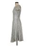 Sangria Silver Cocktail Dress Size 2 - photo 5