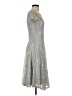 Sangria Silver Cocktail Dress Size 2 - photo 4