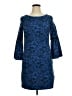 Laundry by Shelli Segal 100% Polyester Paisley Blue Cocktail Dress Size 14 - photo 1