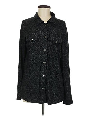 Bobeau Long Sleeve Button-Down Shirt (view 1)