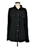 Bobeau Tweed Gray Long Sleeve Button-Down Shirt Size M - photo 1