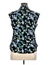 Apt. 9 Teal Black Sleeveless Blouse Size XL - photo 2