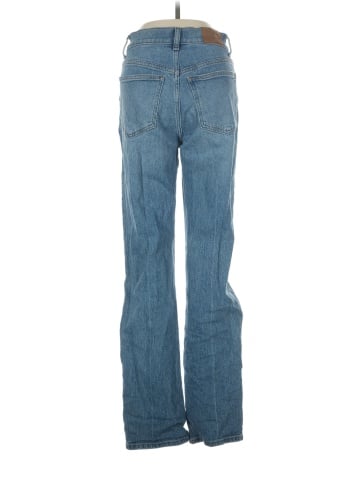 Madewell The '90s Straight Jean in Rondell Wash: Crease Edition (view 2)
