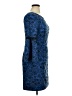 Laundry by Shelli Segal 100% Polyester Paisley Blue Cocktail Dress Size 14 - photo 4