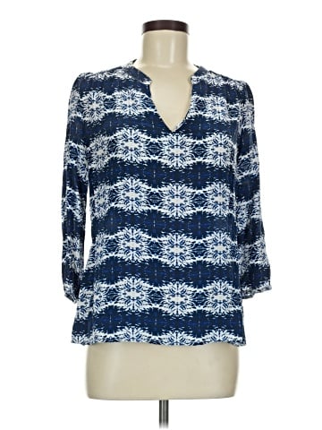 Amour Vert 3/4 Sleeve Silk Top (view 1)