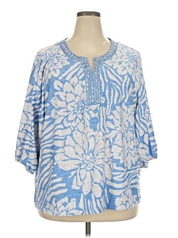 Rebecca Malone 3/4 Sleeve Blouse (view 1)