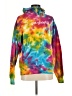 Jon Lauren Apparel Tie-dye Teal Pullover Hoodie Size M - photo 1