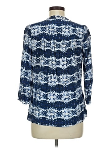 Amour Vert 3/4 Sleeve Silk Top (view 2)