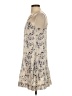 Club Monaco Paisley Tan Ivory Cocktail Dress Size 2 - photo 5