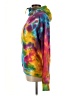 Jon Lauren Apparel Tie-dye Teal Pullover Hoodie Size M - photo 5