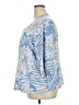 Rebecca Malone Blue 3/4 Sleeve Blouse Size 3X - photo 5