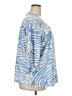 Rebecca Malone Blue 3/4 Sleeve Blouse Size 3X - photo 4