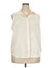 Cj Banks Ivory Sleeveless Blouse Size 2X - photo 1