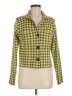 RACHEL Rachel Roy Checkered-gingham Yellow Jacket Size M - photo 1