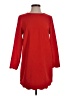 Aqua 100% Polyester Solid Red Casual Dress Size S - photo 1