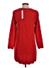 Aqua 100% Polyester Solid Red Casual Dress Size S - photo 2