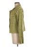RACHEL Rachel Roy Checkered-gingham Yellow Jacket Size M - photo 5