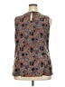 Gap 100% Polyester Gray Sleeveless Blouse Size XXL - photo 2