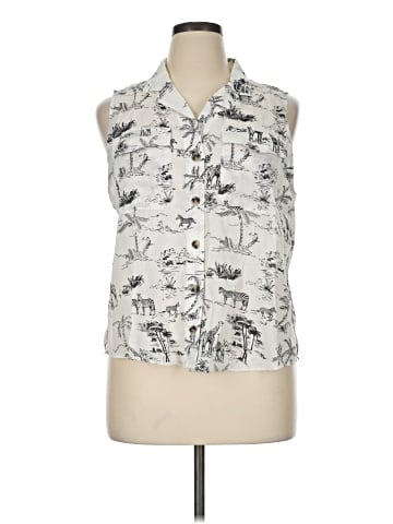 Banana Republic Sleeveless Button-Down Shirt (view 1)