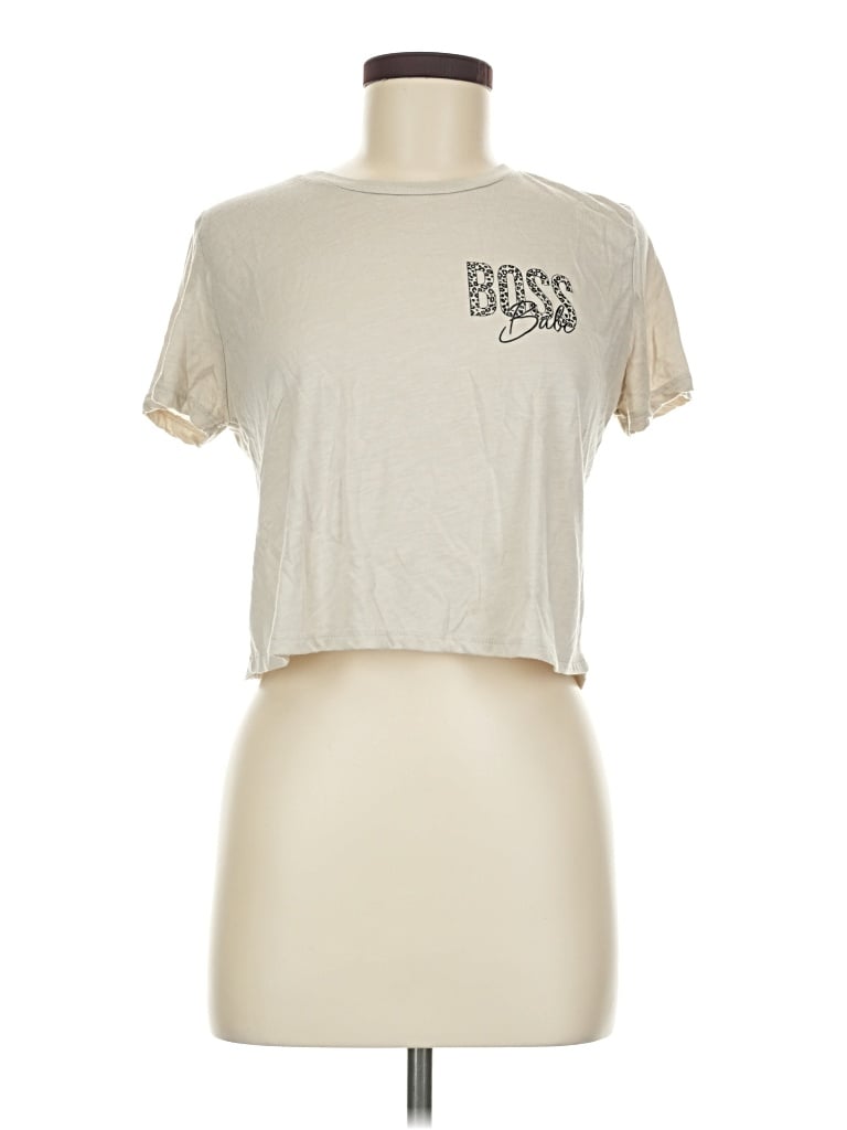 Pre-owned Bella+canvas Short Sleeve T-shirt In Tan