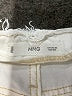 MNG 100% Cotton Ivory Jeans Size XS - photo 7
