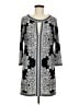 BCBGMAXAZRIA Paisley Gray Casual Dress Size M - photo 1