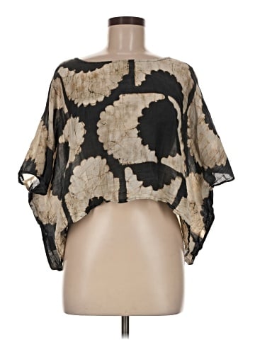 Assorted Brands 3/4 Sleeve Silk Top (view 1)