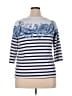 Talbots Blue 3/4 Sleeve Top Size 2X Petite - photo 2