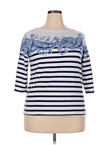 Talbots 3/4 Sleeve Top (view 1)