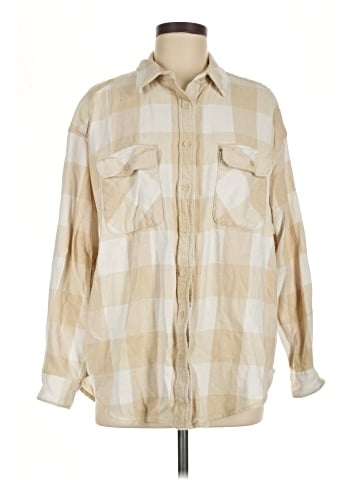 Aerie Long Sleeve Button-Down Shirt (view 1)