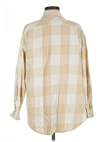 Aerie Long Sleeve Button-Down Shirt (view 2)
