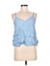 Athleta 100% Cupro Blue Sleeveless Top Size M - photo 1