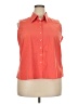 Talbots Orange Sleeveless Button-Down Shirt Size 18 Petite - photo 1