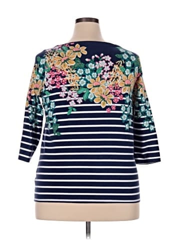 Talbots 3/4 Sleeve Top (view 2)