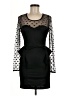 Charlotte Russe Polka Dots Black Cocktail Dress Size M - photo 1