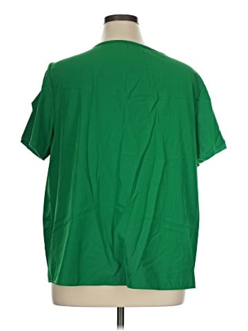 Shein Curve Short Sleeve Blouse (view 2)