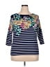 Talbots Blue 3/4 Sleeve Top Size 2X Petite - photo 1